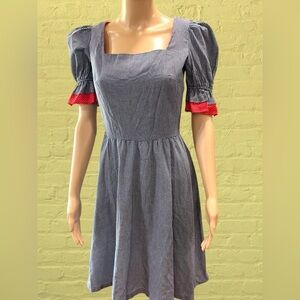 Sweetheart fit n flare 70’s/80’s Dorothy cottage Priarie dress-S/M